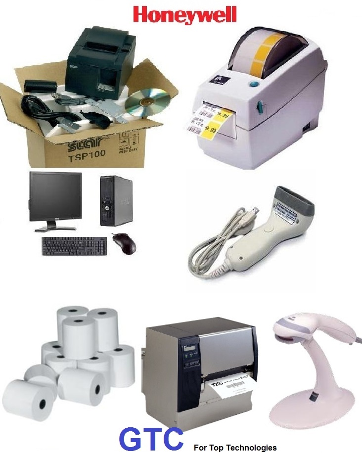 Barcode scanners and label printers